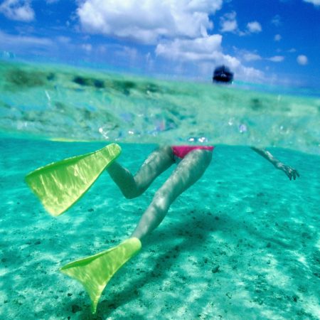 Scuba diver in sea